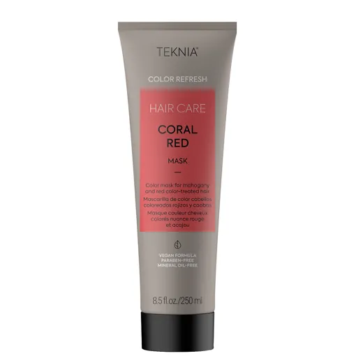 Маска для оновлення кольору червоних відтінків волосся, 250 мл 44242 CORAL RED MASK Color Refresh TEKNIA LAKME