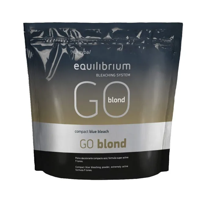 Пудра для знебарвлення волосся (9 levels), 500 г GO blond Equilibrium Bleaching System ERAYBA