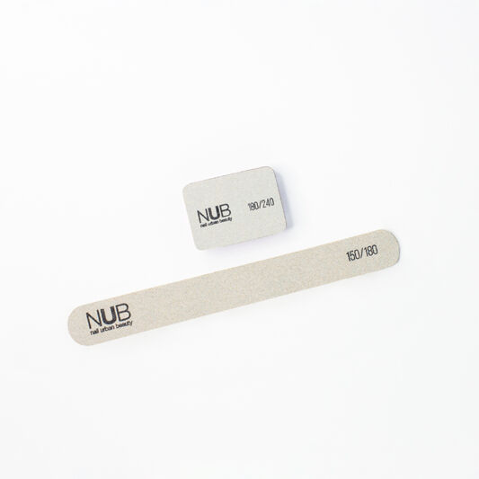 NUB Набір одноразовий Пилка 150/180 грит + Баф 180/240 грит 