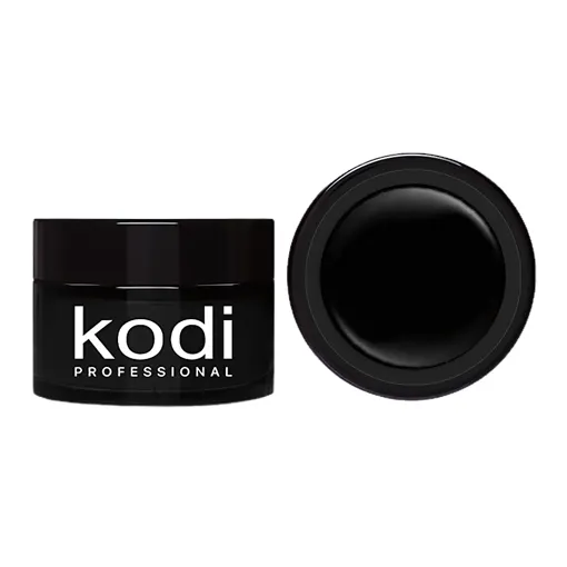 Гель-фарба без липкого шару, 4 мл №02 Колір: Чорний Gel Paint KODI Professional