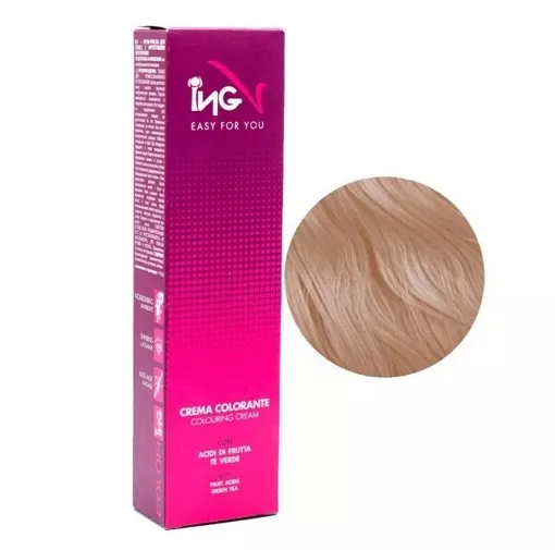 12/32 ультра блонд золотисто -фіолетовий Крем-фарба для волосся стійка, 100 мл Colouring Cream ING