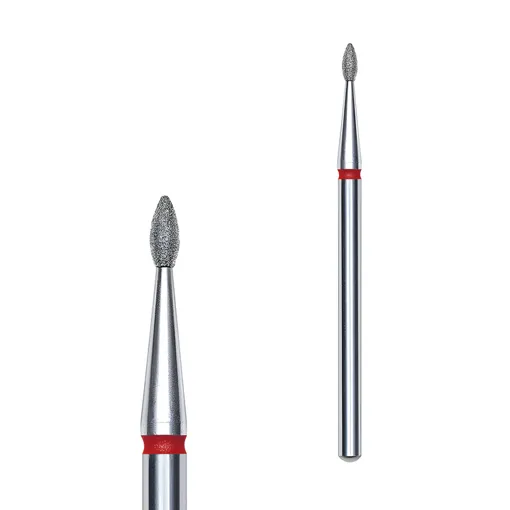 Фреза діамантова КРАПЛЯ ЧЕРВОНА діаметр 1,6 мм / робоча частина 4 мм EXPERT (FA40R016/4) STALEKS PRO