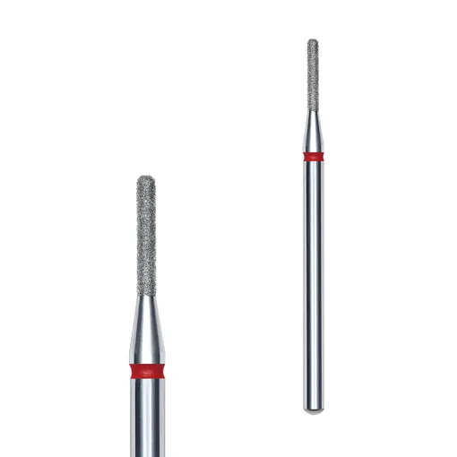 Фреза діамантова ЦИЛІНДР ЗАКРУГЛЕНИЙ ЧЕРВОНИЙ діаметр 1,4 мм / робоча частина 8 мм EXPERT (FA30R014/8) STALEKS PRO