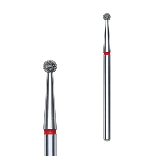 Фреза діамантова КУЛЯ ЧЕРВОНА діаметр 2,5 мм EXPERT (FA01R025) STALEKS PRO