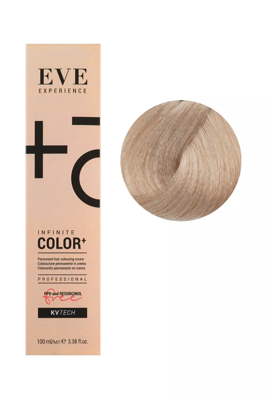 9/0 дуже світлий блондин Крем-фабра для волосся 100 мл  EVE Experience  FarmaVita  