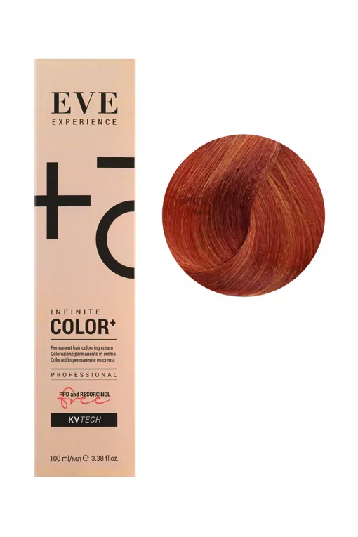 7/44 блондин насичений мідний Крем-фабра для волосся 100 мл  EVE Experience  FarmaVita