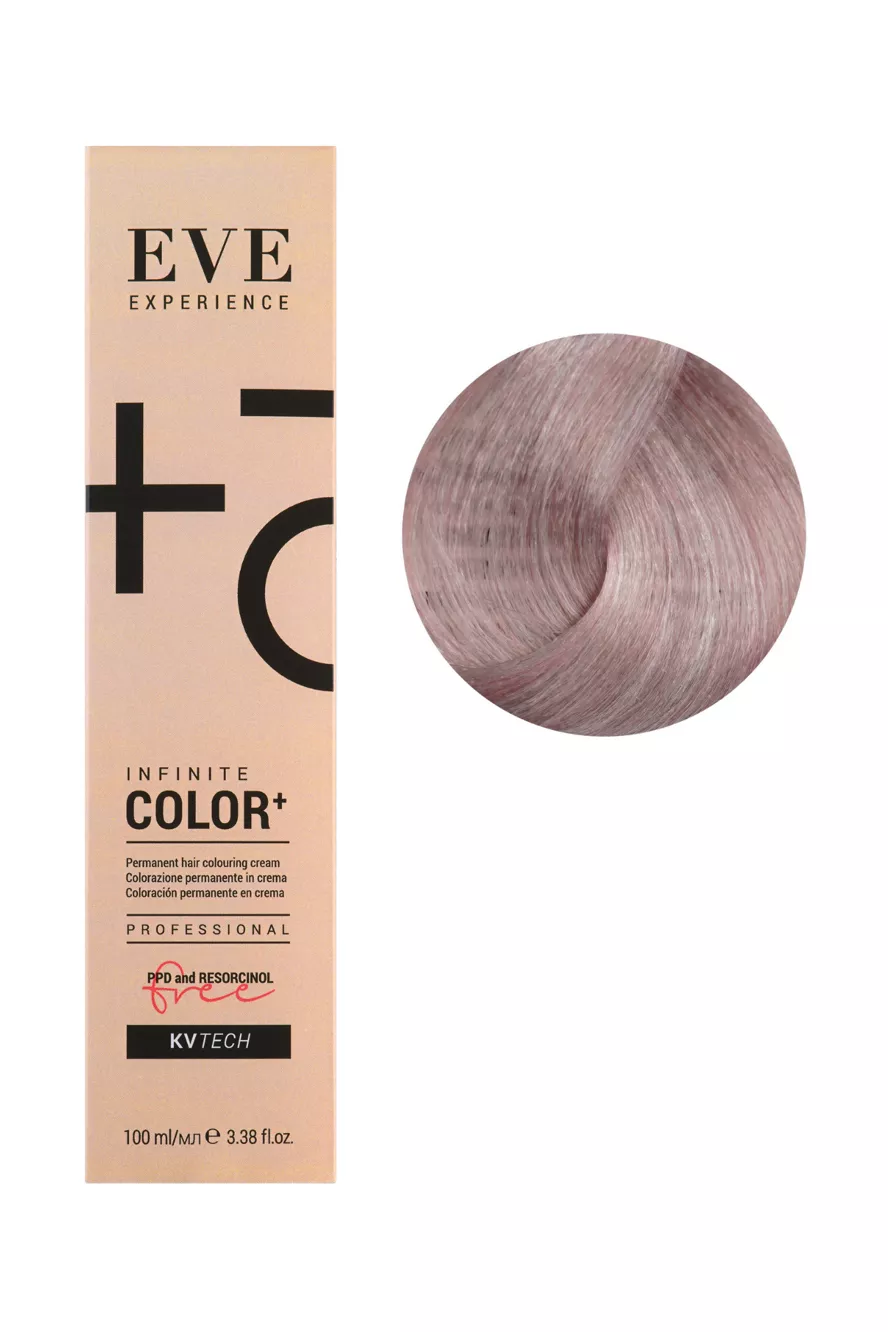 10/21 платиновий блонд.перламутрово-попелястий Крем-фабра для волосся 100 мл EVE Experience  FarmaVita