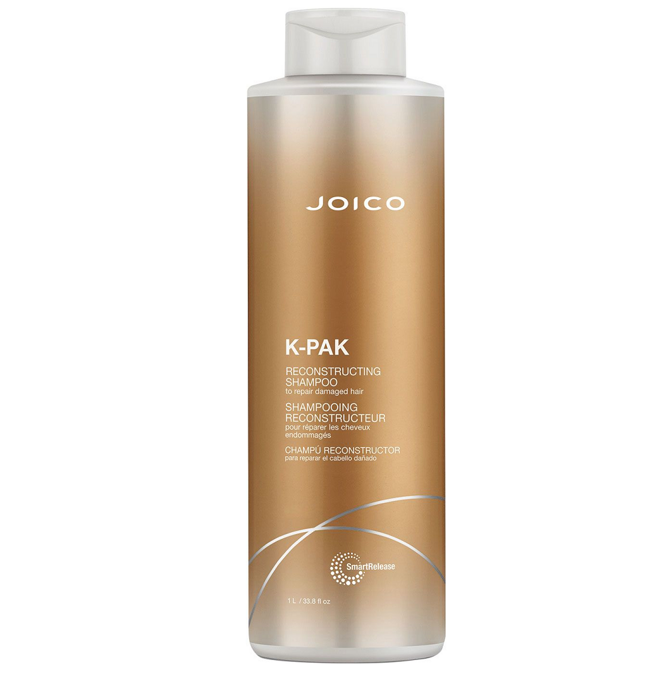 Шампунь відновлювальний для пошкодженого волосся, 1000 мл Reconstructing Shampoo to repair damaged hair K-PAK JOICO