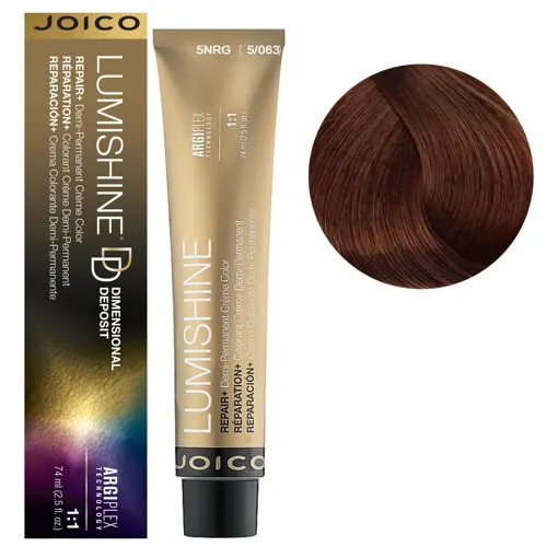 5NRG (5/063) Деміперманентна крем-фарба без аміаку подвійної пігментаціїї, 74 мл Demi-Permanent Color Dimensional Deposit LumiShine  JOICO