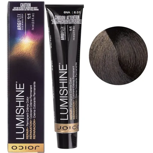 6NA (6,01) Перманентна крем-фарба для волосся, 74 мл Permanent Creme Color Repair+ LumiShine JOICO