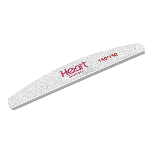 Пилка-баф для нігтів 150/150 грит півмісяць Half Heart