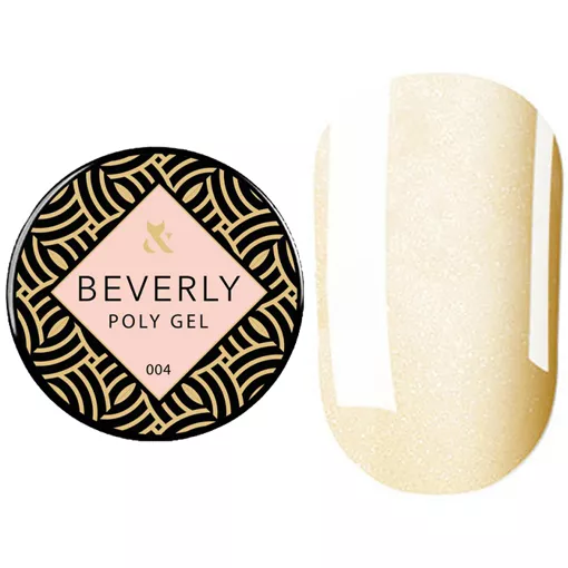 Полі гель з шиммером, 30 мл №004 Poly Gel Beverly F.O.X