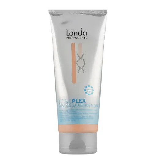 Маска тонувальна для світлих відтінків волосся (колір: РОЖЕВО-ЗОЛОТИСТИЙ БЛОНД), 200 мл Rose Gold Blonde Mask TONEPLEX Londa Professional