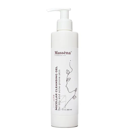 Гель для обличчя міцелярний очищувальний "Anti-acne", 250 мл MICELLAR CLEANSING GEL Massena