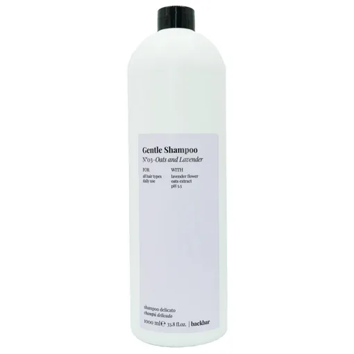 Шампунь 1000мл для всіх типів волосся BACK BAR GENTLE SHAMPOO N&deg;03 - Oats and Lavender FarmaVita