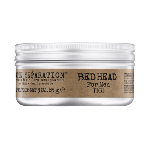 Віск з матовим фінішем, що надає текстури та фіксує волосся для чоловіків, 85 гр  Workable Wax MATTE SEPARATION Bed Head For Men TIGI 