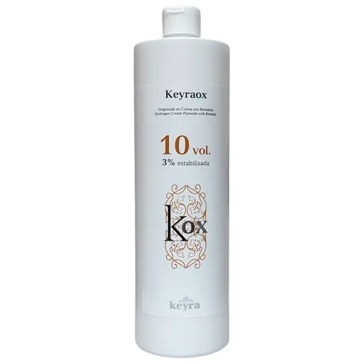 Окисник з кератином 3% (10 Vol), 900 мл Hydrogen Cream Peroxide with Keratin KeyraOX Keyra