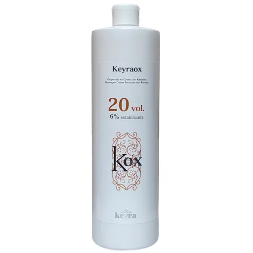 Окисник з кератином 6% (20 Vol), 900 мл Hydrogen Cream Peroxide with Keratin KeyraOX Keyra