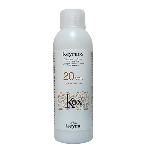 Окисник з кератином 6% (20 Vol), 100 мл Hydrogen Peroxide Cream with Keratin KeyraOX Keyra 