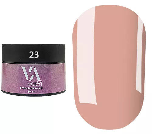 VALERI French  Base  Основа камуфлююча для гель-лаку 30мл №23