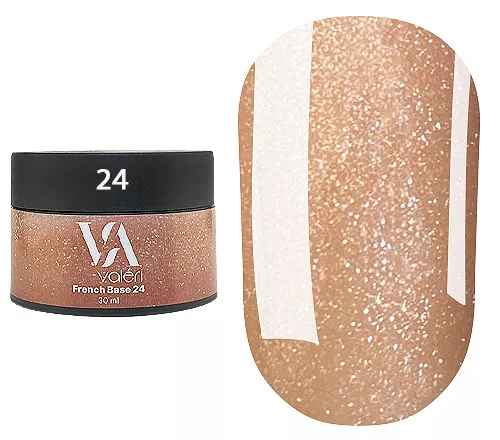 VALERI French  Base  Основа камуфлююча для гель-лаку 30мл №24