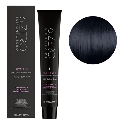 1 Крем-фарба для волосся стійка, 100мл  Hair Color Cream KROMSIDE 6.ZERO Seipuntozero