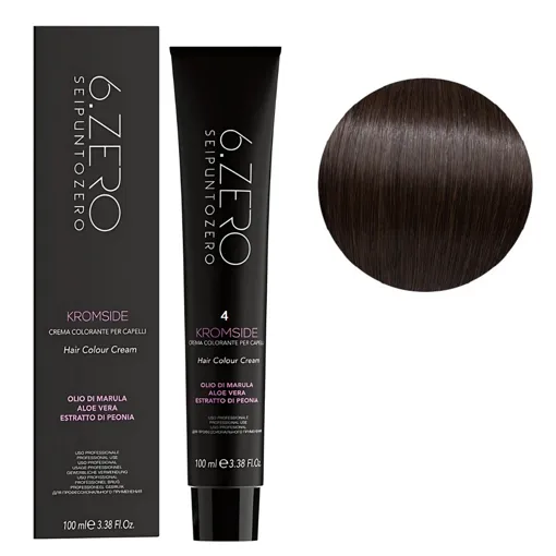 4 Крем-фарба для волосся стійка, 100мл  Hair Color Cream KROMSIDE 6.ZERO Seipuntozero