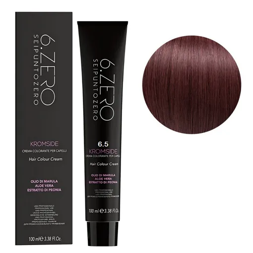6/5 Крем-фарба для волосся стійка, 100мл  Hair Color Cream KROMSIDE 6.ZERO Seipuntozero