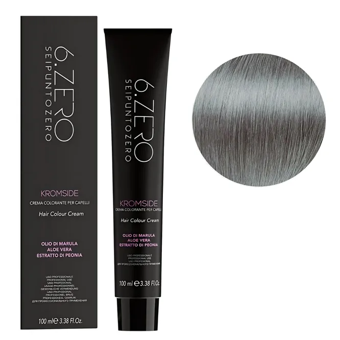 8/11 Крем-фарба для волосся стійка, 100мл  Hair Color Cream KROMSIDE 6.ZERO Seipuntozero