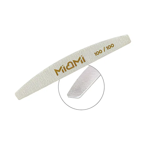 Пилка для нігтів 100/100 грит півмісяць TITAN Half Miami