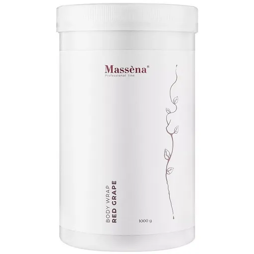Обгортання для тіла порошкове "Червоний виноград", 1000 г RED GRAPE Body Wrap Massena