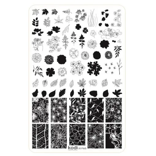 Пластина для стемпінгу Plus size №5 KODI Professional 