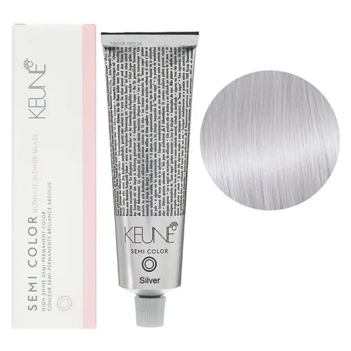 SILVER Фарба для тонування волосся без аміаку,  60 мл Demi-Permanent Color SЕМІ COLOR KEUNE