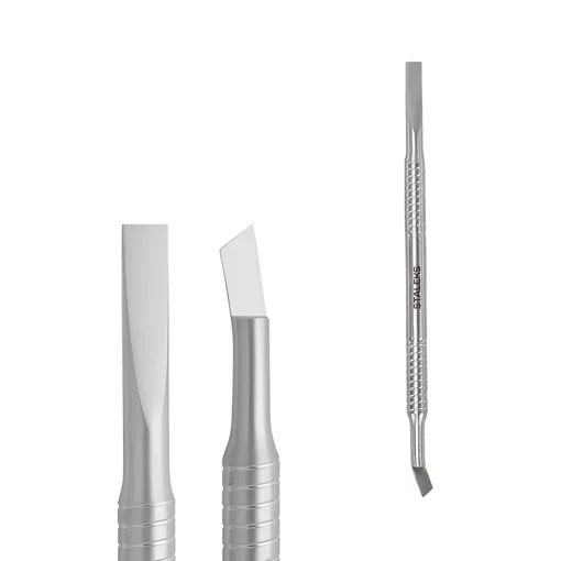 Лопатка манікюрна BEAUTY &amp; CARE 40 TYPE 1 (прямокутний пушер та відігнута лопать) PBC-40/1 STALEKS