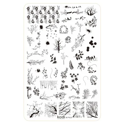 Пластина для стемпінгу Plus size №6 KODI Professional 