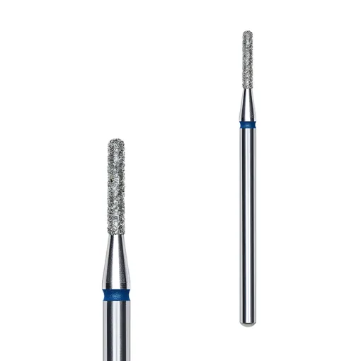 Фреза діамантова ЦИЛІНДР ЗАКРУГЛЕНИЙ СИНІЙ діаметр 1,4 мм / робоча частина 8 мм EXPERT (FA30B014/8) STALEKS PRO