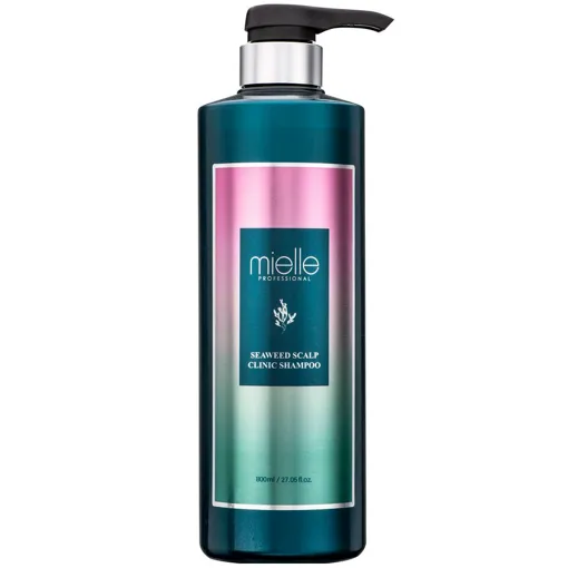 Шампунь проти випадіння волосся з морськими водоростями, 800 мл Seaweed Scalp Clinic Shampoo MIELLE Professional