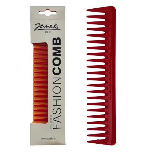 Гребінь для волосся ( колір: Червоний ) RED Styling Comb FASHION COMB Janeke