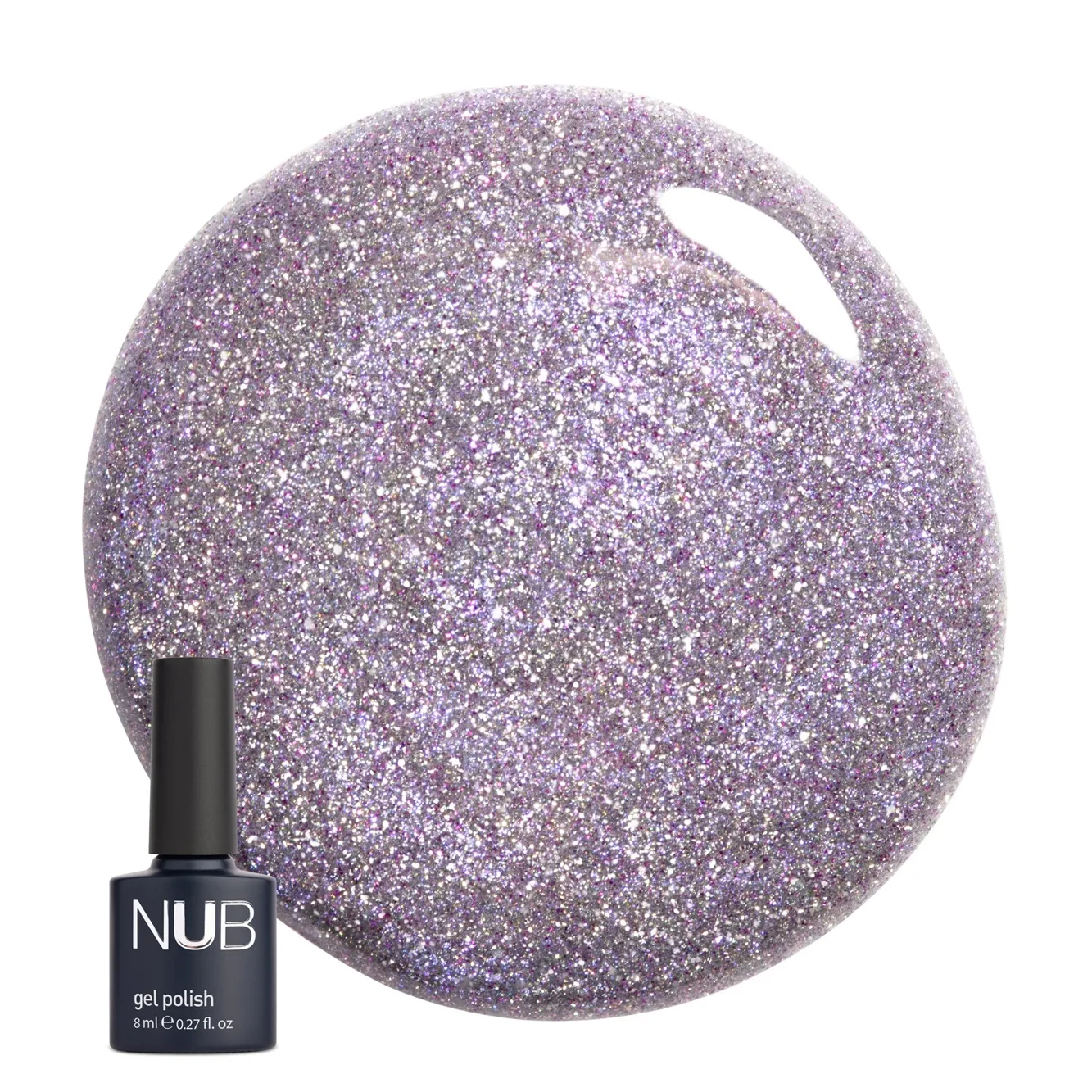 NUB Gel Polish Night Light Гель-лак світловідбиваючий 8мл № NL8 Indigo Flash