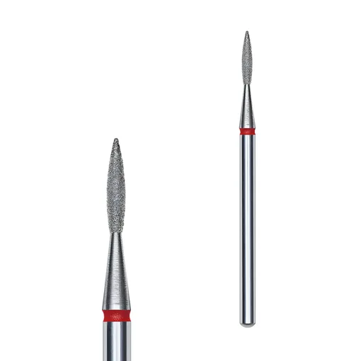 Фреза діамантова ПОЛУМ&rsquo;Я ГОСТРЕ ЧЕРВОНЕ діаметр 1,6 мм / робоча частина 8 мм EXPERT (FA11R016/8) STALEKS PRO