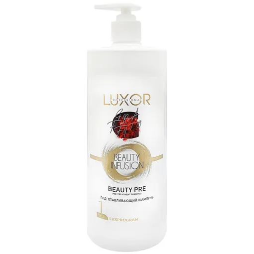 Шампунь підготовлювальний (фаза 1), 1000 мл Pre-treatment Shampoo BEAUTY PRE Beauty Infusion LUXOR Professional