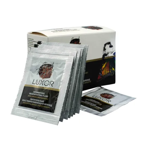 Поживний відновлювальний флюїд для роботи з барвником, 50 саше по 3 г Nourishing Regenerating Fluid COLOR LUXOR Professional