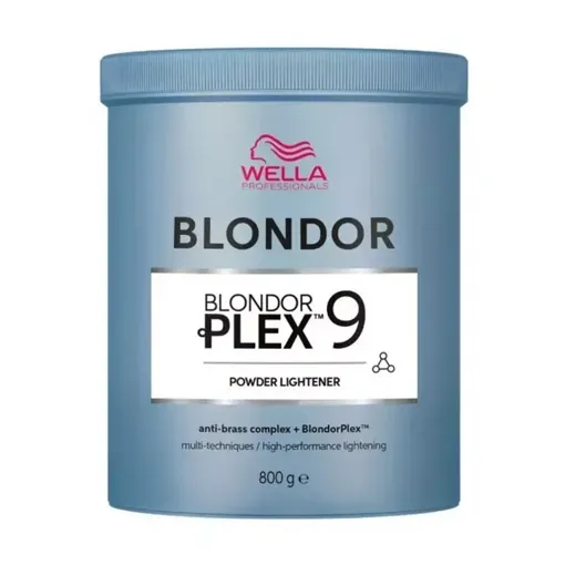 Пудра для знебарвлення волосся з технологією PLEX 9  (освітлення до 9 рівнів), 800 г BLONDOR PLEX POWDER Wella Professionals