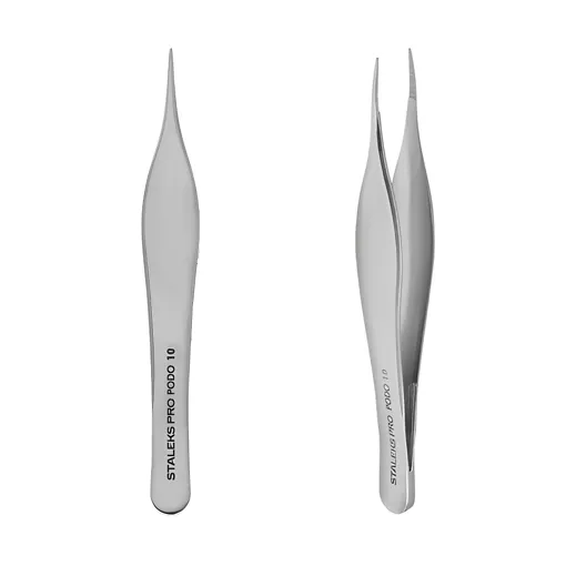 Пінцет подологічний осколковий PODO 10 (TP-10) STALEKS PRO
