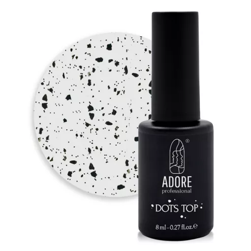 ADORE Dots Matte Тор Фініш - перепілка матовий 7,5мл  №2