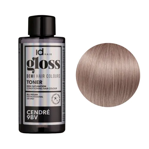 9BV (9/78) Cendre Деміперманентна рідка фарба для волосся без аміаку, 75 мл Demi Hair Colours TONER GLOSS ID Hair