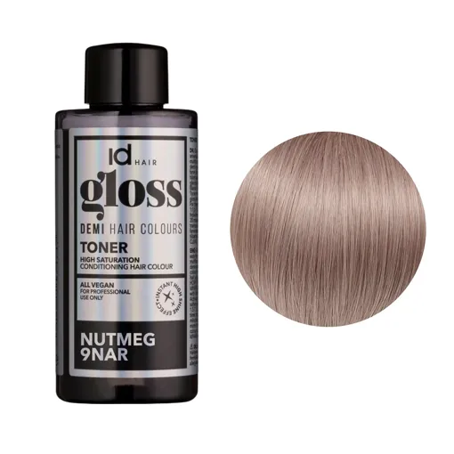 9NAR (9/16) Nutmeg Деміперманентна рідка фарба для волосся без аміаку, 75 мл Demi Hair Colours TONER GLOSS ID Hair