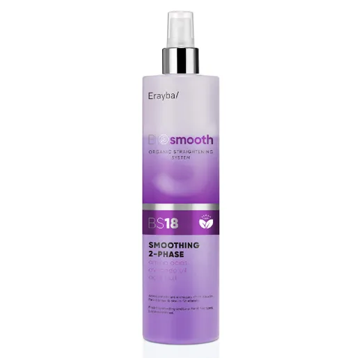 Двофазний спрей для випрямлення волосся, 500 мл Smoothing 2-Phase BS18 BIOsmooth ERAYBA