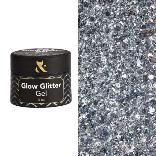 F.O.X Glow Glitter Gel Глітер-гель 5мл №001 