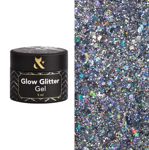 F.O.X Glow Glitter Gel Глітер-гель 5мл №002